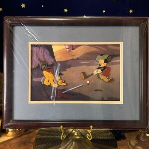 NEW Disney Gallery “Canine Caddy” 60th Anniversary Framed Pin Set LE 3000 w/ COA